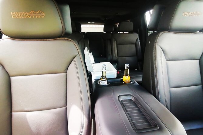 Luxury Suv from Cancun One Way International Airport - Inside the Ride: Comfort Touches and the Onboard Bar Service