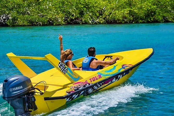 Mangrove Jungle Speedboat Experience - Snorkeling at Punta Nizuc and the Mayan Coral Reef Stop