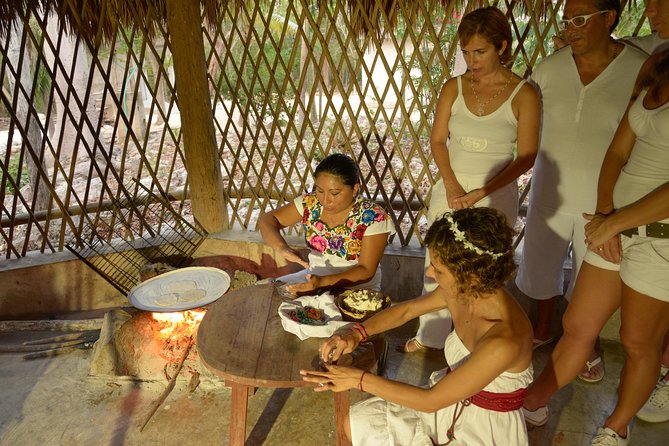 Maya Temazcal Night Ceremony from Cancun with Cenote Swim and Dinner - Small group, big van energy: how it may feel on arrival