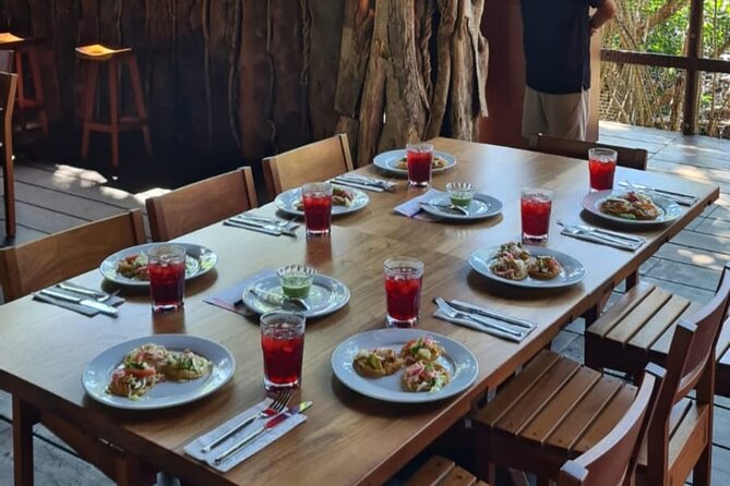 Mayan Ritual + Speed Boat Tour + Snacks - The Mayan Tasting Stop: Yucatecan Flavors and Natural Drinks
