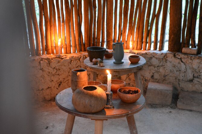 Night Mayan Temazcal Purification Ceremony - Hot chocolate in a Maya jícara and dinner in a local home
