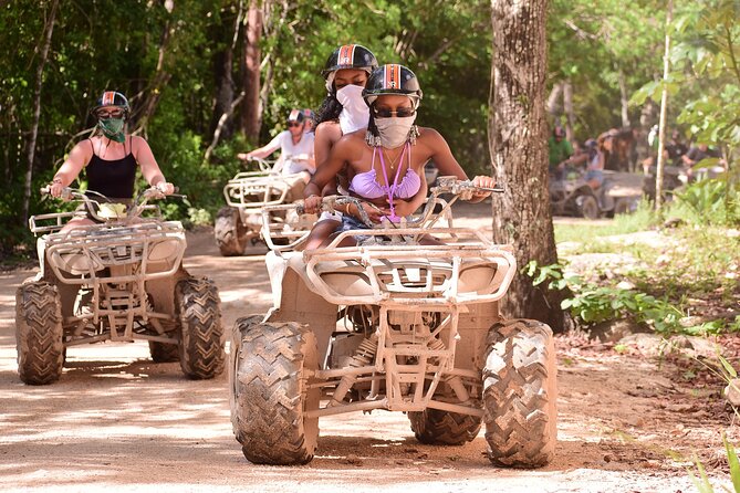 Playa del Carmen Maya Adrenaline Day ATV Zipline and Cenote - Zipline Circuit Over the Jungle Canopy