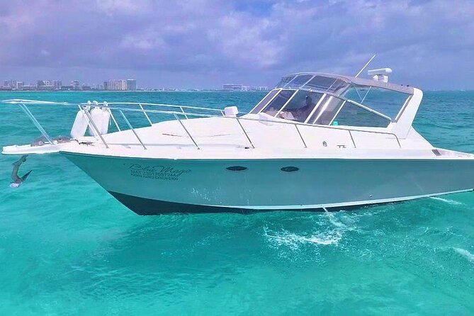Private Cancun Yacht Tour 42ft up to 8 pax - Snorkeling Gear Included, But Build in Weather Flexibility
