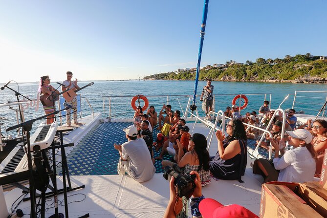 Private Catamaran from Cancun to Isla Mujeres | For up to 100 pp - The Return to Cancun (and Sunset If You Time It Right)