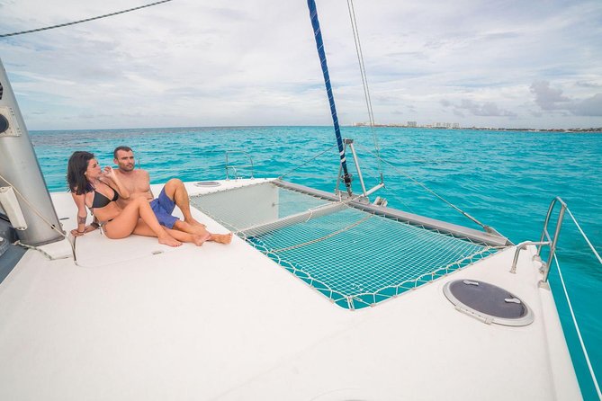 Private Catamaran from Cancun to Isla Mujeres | For up to 30 pepl - Stop 2: Playa Norte on Isla Mujeres for a Clean, Easy Swim