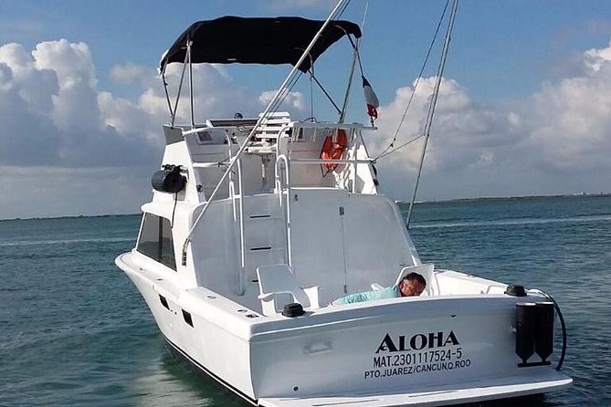 Private fishing charter Bertram 31ft 6 pax max if you don't fish you don't pay - Budget reality check: $399 per group plus license and dock fee