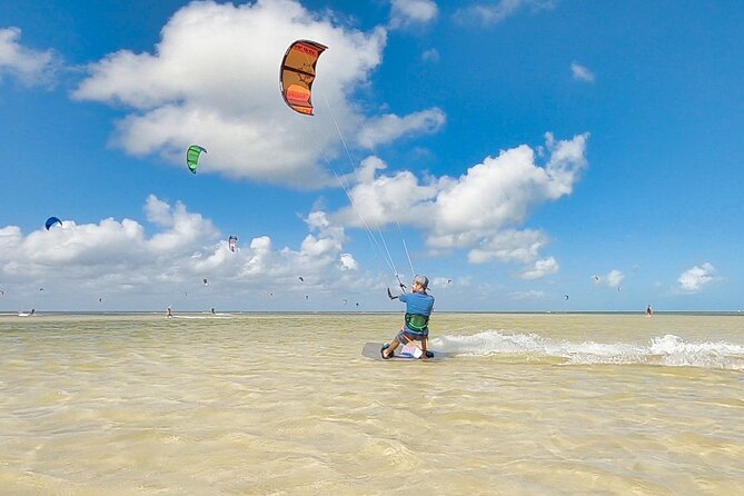 Private Kiteboarding lesson in Cancun - Isla Blanca’s shallow bay: why learning feels safer
