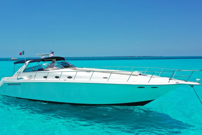 Private Luxury Yacht 55FT Rental in Cancun - 1–2 Hours: Bay of Cancun Cruise and a Turquoise Swim