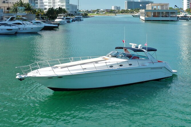 Private Luxury Yacht 55FT Rental in Cancun - 8 Hours: Long Day Cruising and Punta Sur Territory