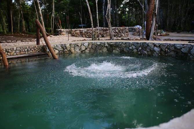 Private or Shared Temazcal Unique Mayan Ritual from Cancun - Stop 1 at Temazcal Riviera Maya: copal, fire salute, and four heat stages