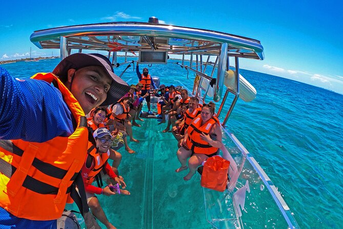 Private Tour Isla Mujeres excursion in Transparent Boat - Transparent-boat reef viewing, with a tight 1-hour route