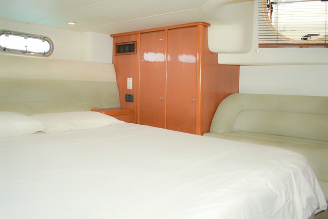 Private Yacht Rental in Cancun - The crew makes the day: David, Jose, Captain Israel, and the rest of the A-team