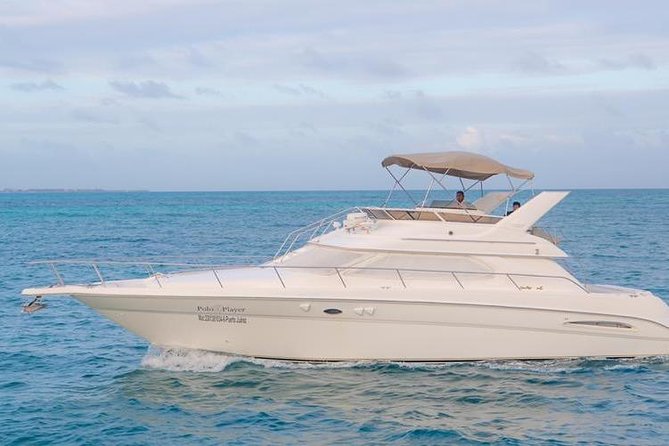 Private Yacht Rental Sea Ray 46ft Cancun 23P3 - Cancun Bay cruising vs Isla Mujeres and Playa Norte
