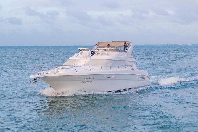 Private Yacht Rental Sea Ray 46ft Cancun 23P3 - Logistics that matter: where you meet and what to bring