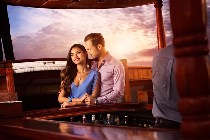 Romantic Sunset Dinner Cruise in Cancun with Open Bar - The Spanish Galleon Yacht and the Music-First Onboard Vibe