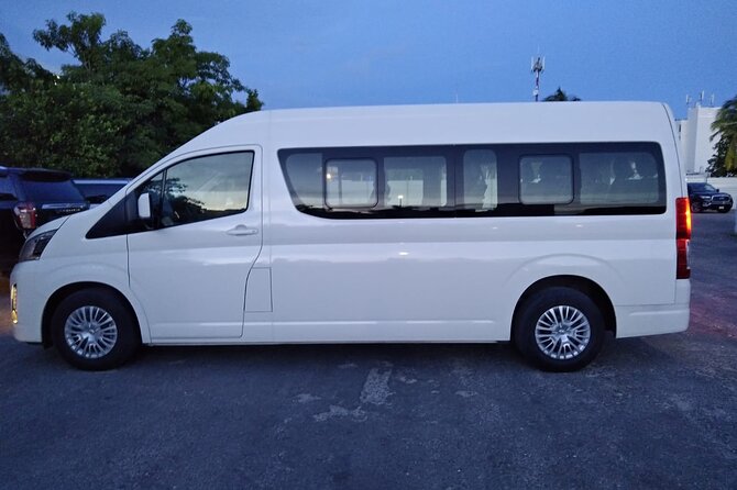 Round trip transfer (Cancun area) - Price and value: $135 per group makes sense for families and small crews