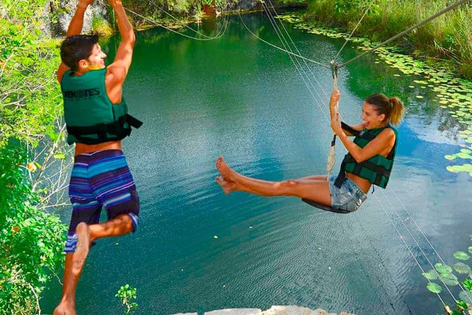 Sacred Adventure at Xenotes! 4 Different Cenotes + Round Transportation - Food, drinks, and pacing in a 10-hour day