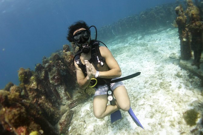 Scuba diving at MUSA the underwater museum for certified divers - A Two-Tank Plan for Isla Mujeres’ MUSA and Manchones Reef