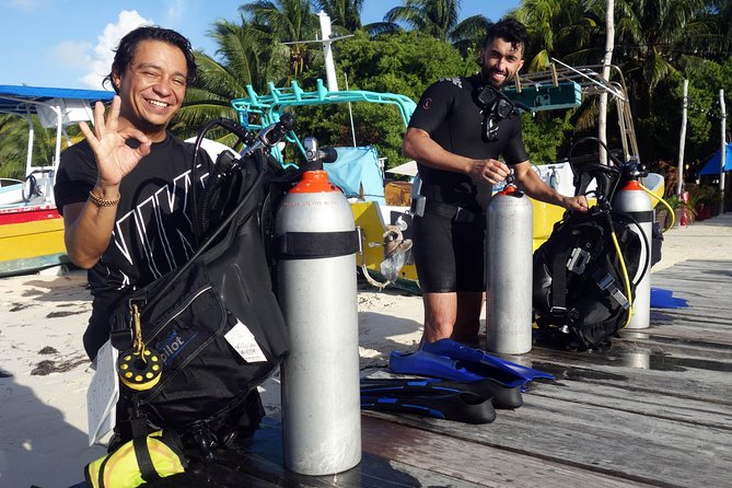 Scuba diving at MUSA the underwater museum for certified divers - First Underwater Stop: MUSA Statues Off Isla Mujeres
