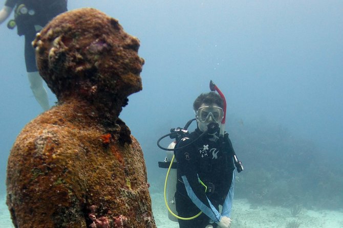 Scuba diving at MUSA the underwater museum for certified divers - The Boat Time: Snacks, Water, and a Real Break Between Tanks