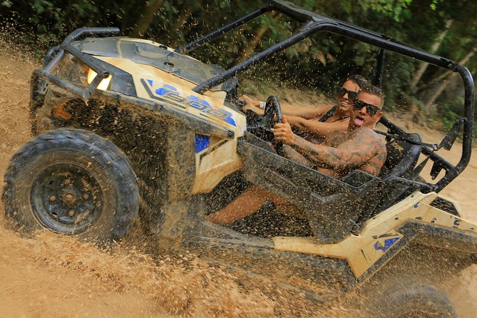 Selvatica Adventure Park ATV and Ziplines in Cancun and Riviera Maya - Mud-Madness ATV or Polaris RZR: where the dust becomes the souvenir
