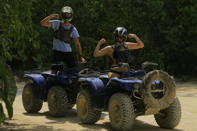 Selvatica Adventure Park ATV and Ziplines in Cancun and Riviera Maya - Cenote swim finale: private paradise and a needed cool down