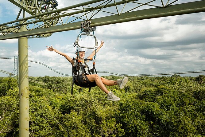 Selvatica Park Ziplines, Cenote, and ATV Tour From Cancun and Riviera Maya - Bungee Swing, Parachute Jump, and the Energy Reset