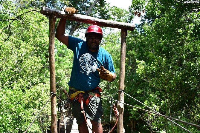 Single ATV, Horseback Riding, Ziplines and Cenote Swim - The cenote swim: where the heat disappears