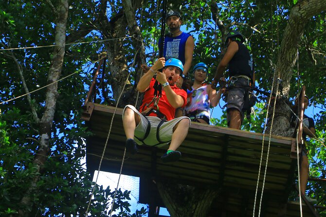 Sky Trail: Sky Bike, Tarzania, Bungee Swing & Zip Line with lunch - Bungee swing: the one that makes you laugh and brace
