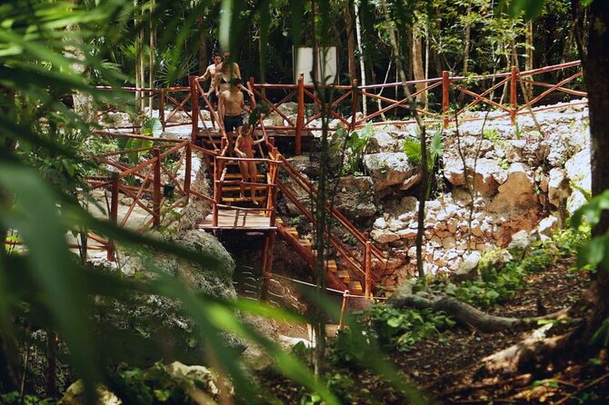 Small-Group 3 Hidden Cenotes Adventure with Tequila Tasting - Zipline plus jumping platform: the thrill part of the day