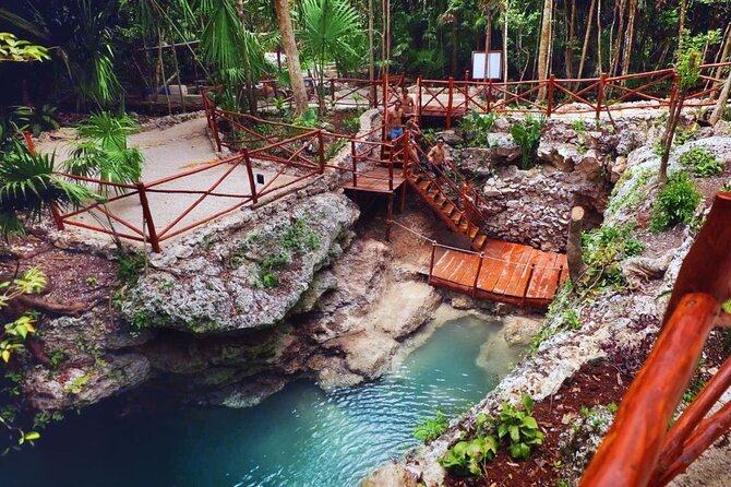 Small Group 3 Waterfall Cenotes Experience - Stop Three: Zipline and Jump Points Plus Better Amenities