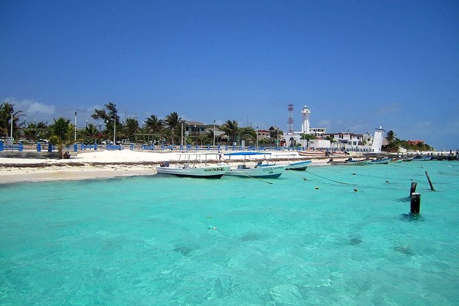 Snorkel in the turquoise Caribbean Sea in Puerto Morelos. Transport included - Puerto Morelos beach club lunch and the town walk