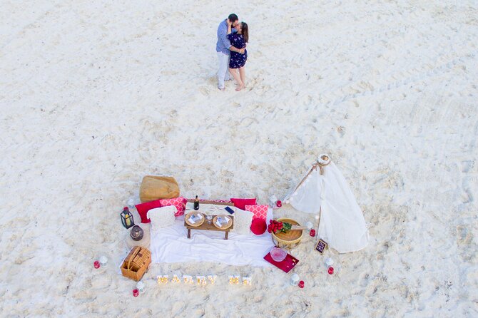 Sunset Beach Proposal - The itinerary flow: a simple plan with one main stop