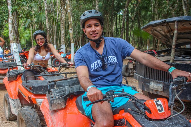 The best adrenaline day Atvs shared, ziplines and cenote Playa del Carmen - Ziplining Over the Jungle: Safety Gear, Real Thrills, and Photo Reality