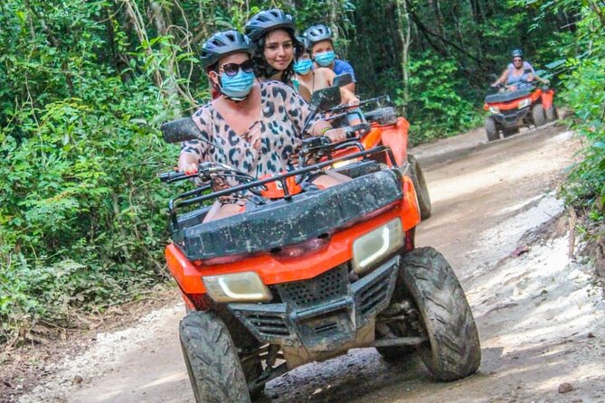 The best ATV tour with ziplines and Cenote swim day! - A jungle route that actually feels like an adventure park