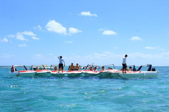The most Intrepid Speedboat Adventure in Cancun Snorkel included - Stop Two: Punta Nizuc Coral Reef Snorkeling + MUSA Statues