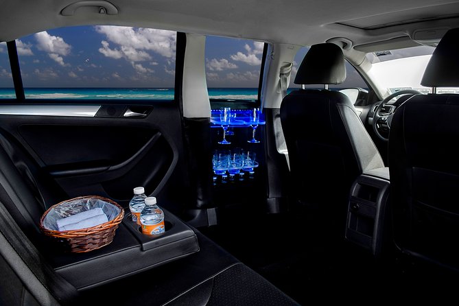 Transfers in Luxury Sedan from Cancun Airport - What the ride feels like: Wi‑Fi, cold towels, and actual comfort