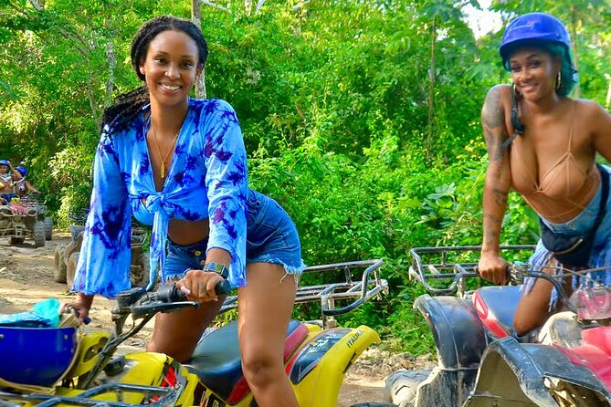Tulum Adrenaline Tour ATV Ziplines and Cenote Swim Day - Underground Cenote Swim: Cool Water, Cave Vibes, and a Rappel