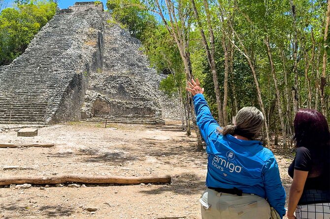 Tulum & Coba with Cenote, Cave Exploration, Lunch & Tastings - Stop 1: Tulum ruins on the cliff—best part is timing