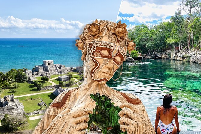 Tulum Ruins 4 Cenotes & Giant Sculpture - Four Cenotes at Casa Tortuga: Snorkeling Time and the Conservation Message