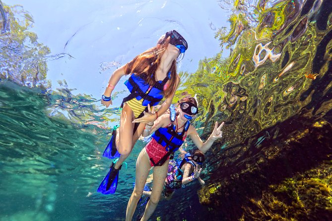 Tulum Tour + Xel-Há Park: All-Inclusive 2-in-1 Discount Combo - Xel-Há Park by Xcaret: snorkel, river swims, and included comfort