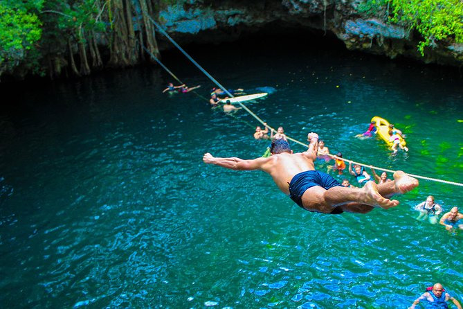 Ultimate 5x1 Combo with ATV, Ziplines, Cenote & Reef Snorkeling - Treetops ziplines and interactive bridges: control your pace