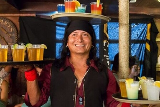Unforgettable Pirate Dinner Adventure in the Mexican Caribbean - The Original Pirate Assault Show: the interactive battle energy