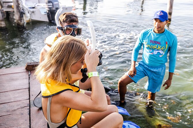 With Turtles, Shipwreck, Cenote, and Reef and Transport Included - First reef stop: warm, shallow water that builds confidence