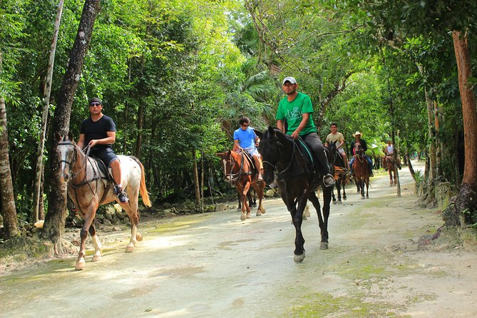Wonderful Jungle Experience with Horse Riding, ATV, Ziplines and Cenote - Cenote time: sacred Mayan swimming, or just cooling off