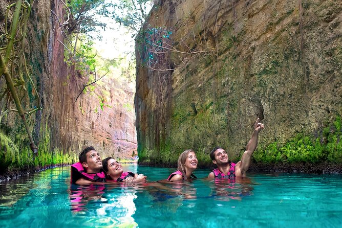 Xcaret Park Plus Tour! Nature, Culture and Nightshow from Cancun - Entering Xcaret: where water, culture, and nature share the same map