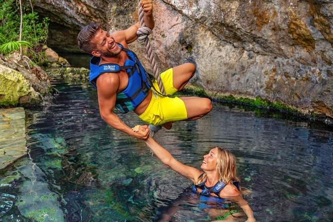 Xel-Ha Park Admission Tickets - The aquatic core: lagoons, cenotes, caves, and the Floating Bridge vibe
