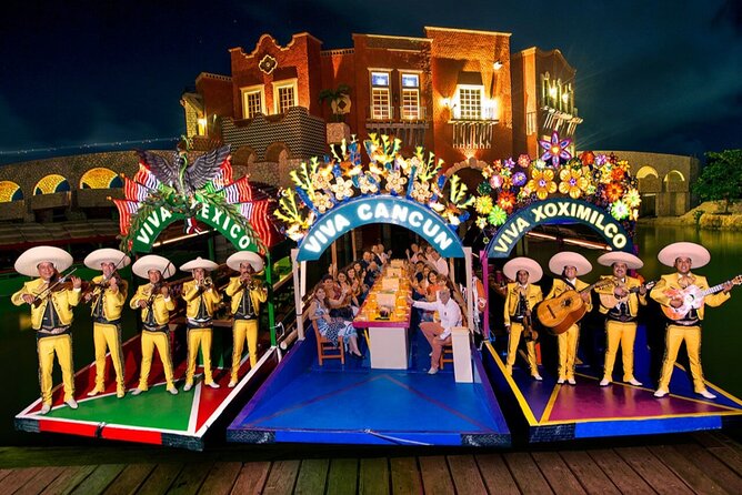 Xoximilco Tour Night Cruise from Cancun & Riviera Maya - Mariachi and the roaming party feel