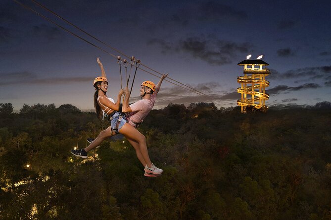 Xplor Fuego with Buffet Style Dinner and transportation - ATVs, hammocks, and breaks that keep you going