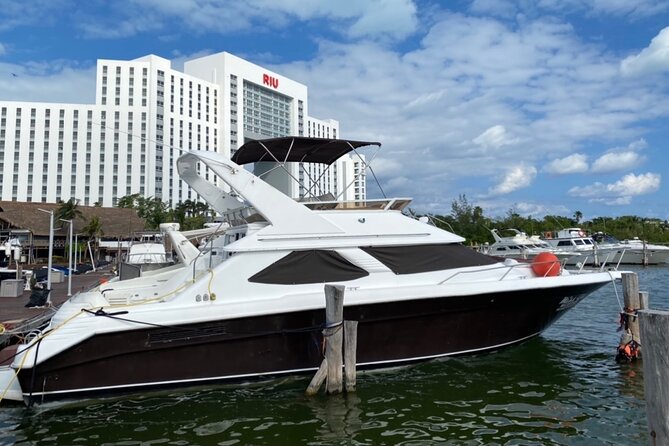 Yacht 48ft Rental in Cancun for up to 15 people - Meeting Point in Cancun (Calle Sunset Marina) and How to Plan Timing